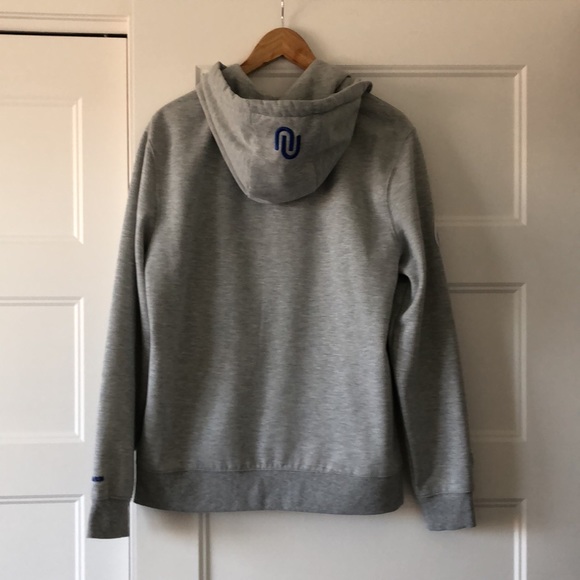 Numero Heather Grey Hoodie with Patch - Men’s Size M - Picture 6 of 7